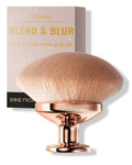 Upgraded Blend & Blur Body Makeup Brush for Self Tanner Tanning Lotion Sunscreen Applicator for Back Leg Makeup, Kabuki Foundation Brush for Liquid Beauty Supreme Cream Bronzer Brush for Face, Gold