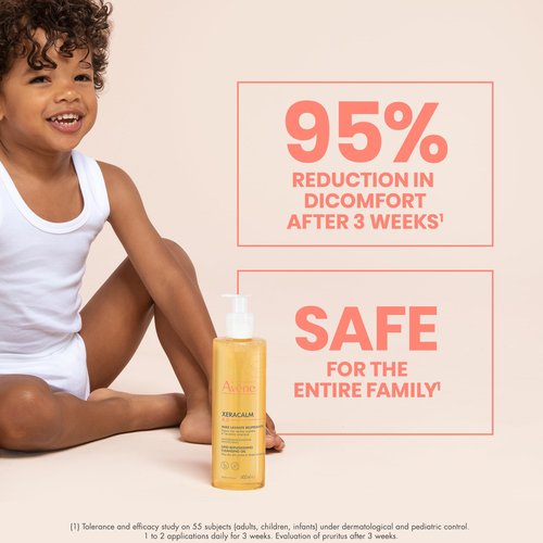 Avène XeraCalm A.D Lipid-Replenishing Cleansing Oil, 25.3 fl. Oz.