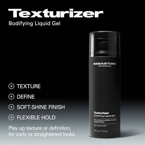 Sebastian Professional Texturizer - Flexible Hold & Textured Definition | Bodifying Liquid Gel, 4.9 fl oz