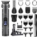 Hatteker 8-in-1 Multi-Functional Grooming Kit for Men Beard Trimmer for Men Hair Clipper Precision TrimmerNose Ear Trimmer Body Groomer Zero-Gap T-Blade, IPX7 Waterproof Cordless Trimmer Set