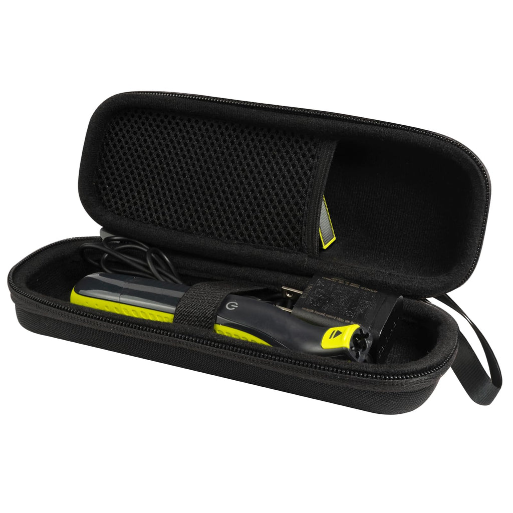 ZORETCO Hard Travel Carrying Case for Hybrid Electric Trimmer and Shaver, Portable Organizer Storage Bag for QP2520, QP2530, QP2620, QP2630- Black