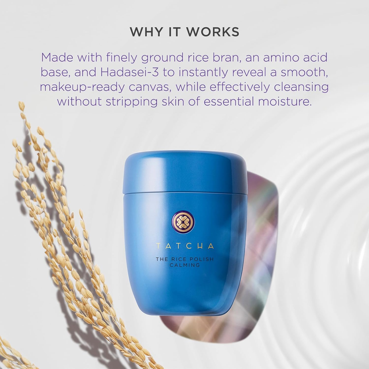 Tatcha Rice Polish - Daily Non-Abrasive Exfoliator for Radiant Skin | Gentle Formula