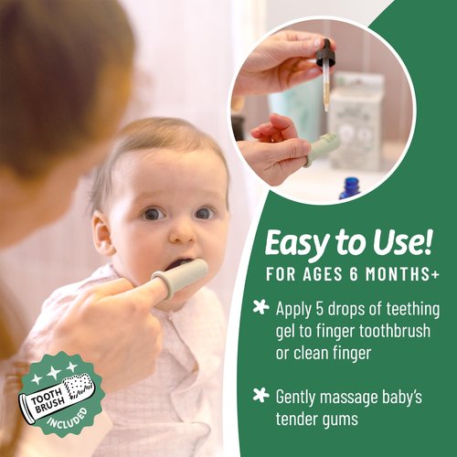 Legendairy Milk Organic Teething Drops - Baby Teething Relief Drops, Clove and Chamomile - Ideal for Babies and Toddlers - Sugar Free, 120 Servings