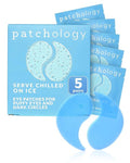 Patchology Iced Cooling Under Eye Mask Patches - Firming & Soothing Eye Gels with Peptides & Cloudberry Oil | Hydrating Eye Pads (5 Pairs)