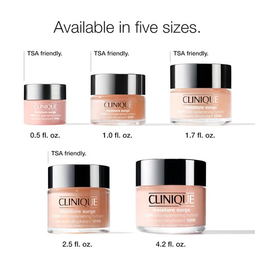 Clinique Moisture Surge 100H Hydrator - Oil-Free Face Moisturizer with Hyaluronic Acid & Vitamins | For All Skin Types