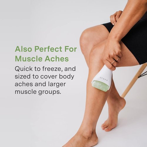 Kanjo Ice Roller - Face & Eye Puffiness Relief | Facial Massage Tool for Skincare & Migraine Relief