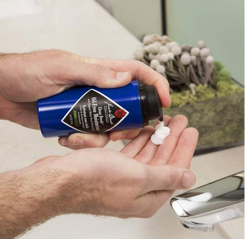 Jack Black Clean Break Oil-Free Moisturizer - Daily Face Lotion for Men, 3.3 Fl. Oz | Hydrating Skin Cream