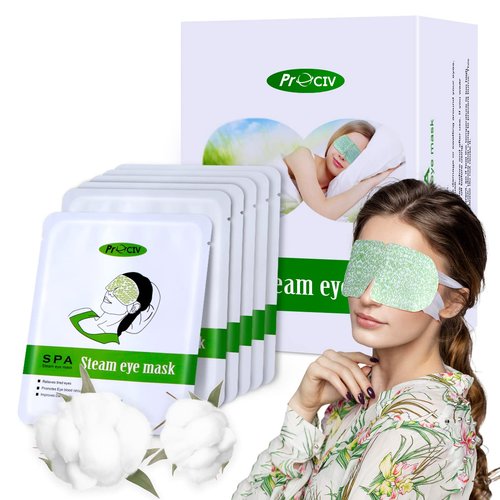 16 Packs Steam Eye Mask,Warm Eye Compress for Dry Eyes Sleep Mask,Hot Auto Heated Eye Masks Relaxing Items for Women Moist Heat for Eyes Soothing Eye Fatigue,Disposable EyeMask for SPA Essentials