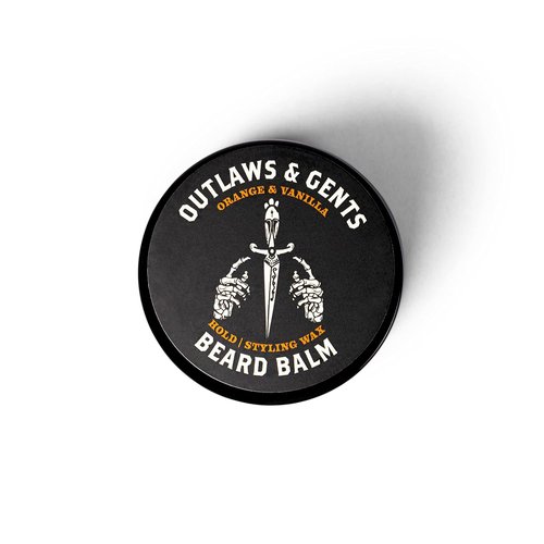 Outlaws & Gents Grooming Co. Beard Balm for Men - Natural Conditioning with Shea Butter & Argan Oil - 2 oz