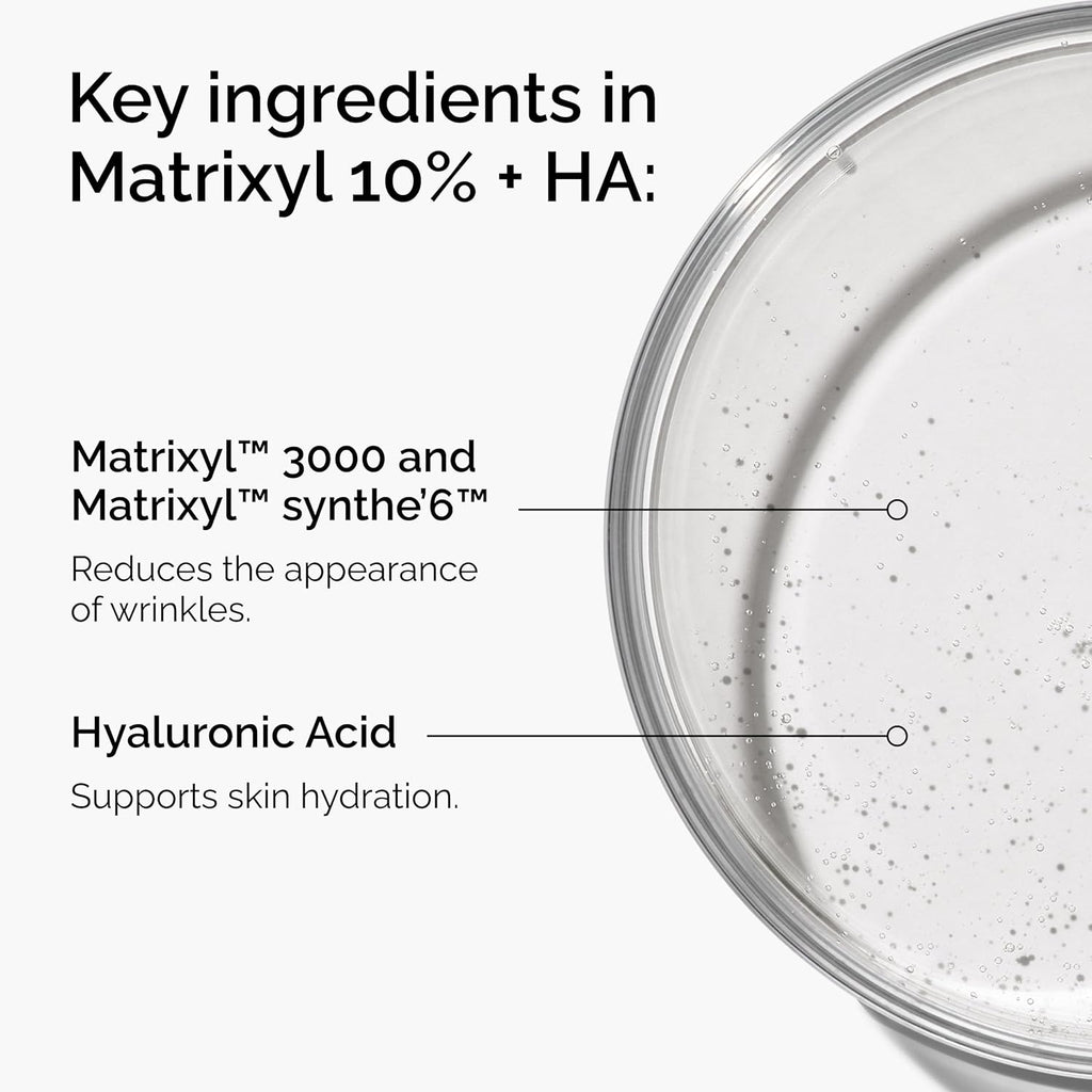 The Ordinary Anti-Aging Serum - Matrixyl 10% + Hyaluronic Acid for Fine Lines, 1 Fl Oz