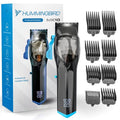 HUMMINGBIRD MK10 Pro Series Hair Clippers – 9,000 RPM Brushless Motor, DLC Blade, Cordless USB-C Rechargeable, Super Torque, Professional Barber Clippers, Haircut Kit, Includes Barber Cape & Comb