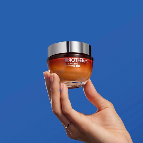 Biotherm Blue Therapy Night Cream - Anti-Aging Formula with Amber Algae for Dehydrated Skin | 1.7 Fl. Oz.