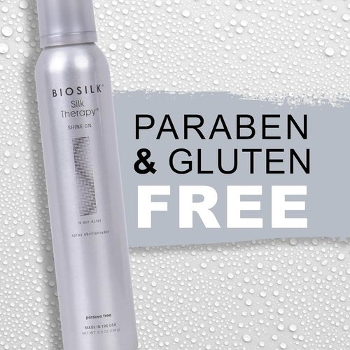 BioSilk Silk Therapy Hairspray - Control Frizz & Enhance Shine | Sulfate-Free, 5.3 Oz