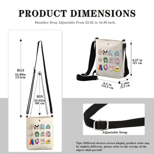 GJTIM Singer Makeup Bag Album Inspired Gift Singer Fan Club Member Zipper Pouch Singer Merchandise Gift for Fan (Singer Character CB)