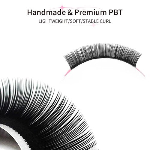 Eyelash Extensions 0.03/0.05/0.07/0.10/0.15/0.20 C CC D DD Curl 7-15mm Individual Lashes Premium Classic Lash Soft Matte Dark Professional Eyelashes Extension(0.05-CC-MIX)