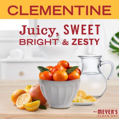 MRS. MEYER'S CLEAN DAY Body Lotion for Dry Skin, Non-Greasy Moisturizer Made with Essential Oils, Clementine, 16 fl. oz - Pack of 3