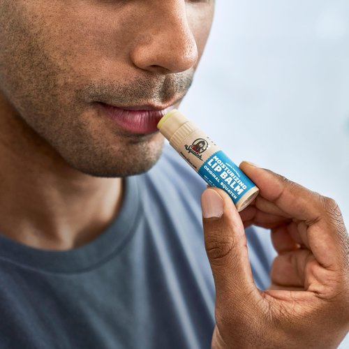 Dr. Squatch NEW Natural Lip Balm - Petrolatum, Paraben, Artificial Flavor-free - Shea Butter, Beeswax, Vitamin E - Original Squatch, Vanilla Bourbon, Coconut Cove, Wild Watermelon (0.25 oz, 4 Pack)