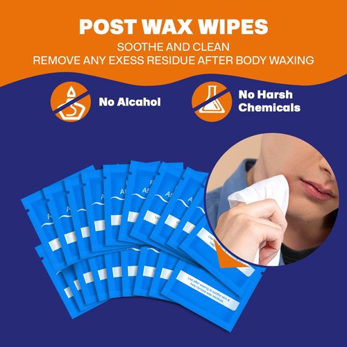 Super Nose & Ear Waxing Kit |100g Wax, 30 Applicators | Ear & Nose Hair Removal for Men & Women | No Microwave Needed | Includes Balm Wipes, Mustache Guards | Pain-Free Hair Remover, Long-Lasting