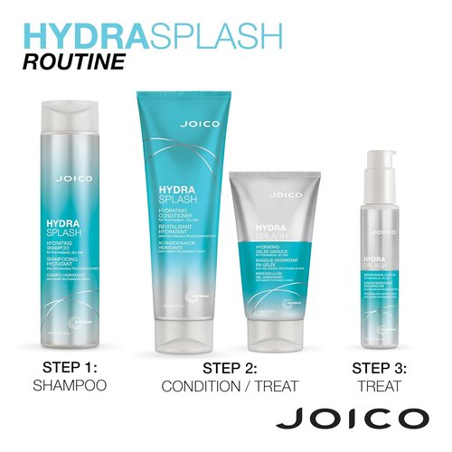 Joico Hydrasplash Leave-In Conditioner - Replenishing Formula for Fine Hair | 3.38 Ounce, 2 Count