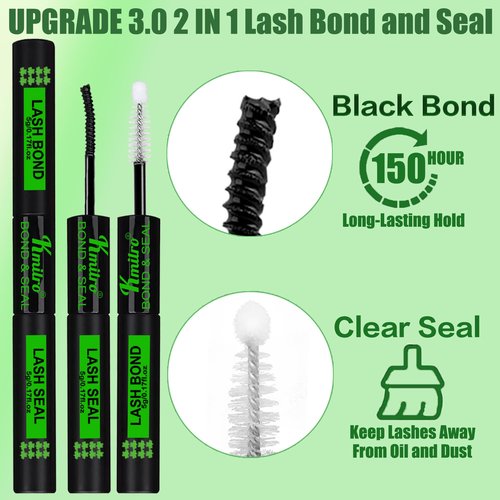 Lash Clusters Kit 14-24mm 180D Volume Clusters Eyelash Extensions 240Pcs Wispy Lashes Waterproof Individual Thick DIY Lashes Extension Kit with Lash Bond & Seal Tweezers, Replacement for Kmilro