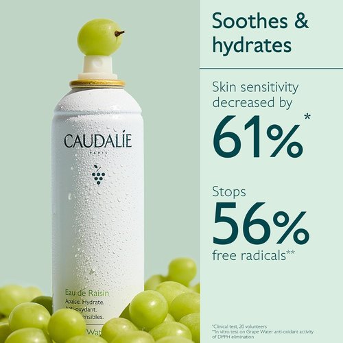 Caudalie Vinoperfect Dark Spot Serum - Brightening Formula with Travel Size Grape Water Mist