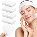 Disposable Headbands for Spa & Facials – 48pcs White Headbands for Women – Esthetician & Professional Facial Heair band, Bulk Spa Headband for Washing Face, Skincare, Disposable Hair Band Pack