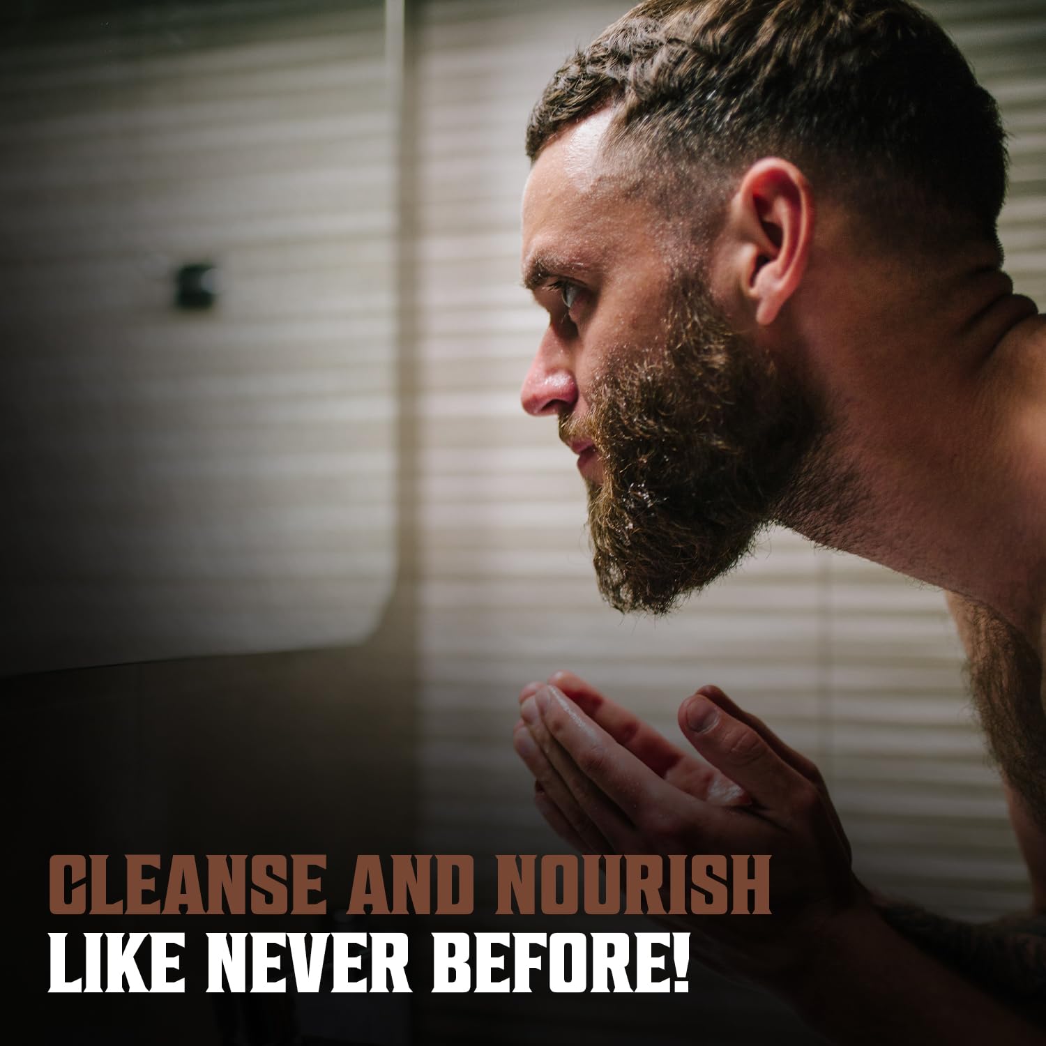 Viking Revolution Beard Wash Shampoo w/Argan & Jojoba Oils - Softens & Strengthens - Sandalwood Scent - 17 oz Shampoo