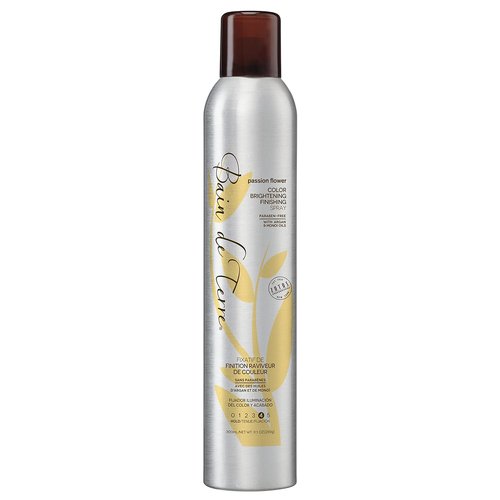 Bain de Terre Color Brightening Hair Spray - Passion Flower | Doubles Radiance & Nourishes | 9 Fl Oz