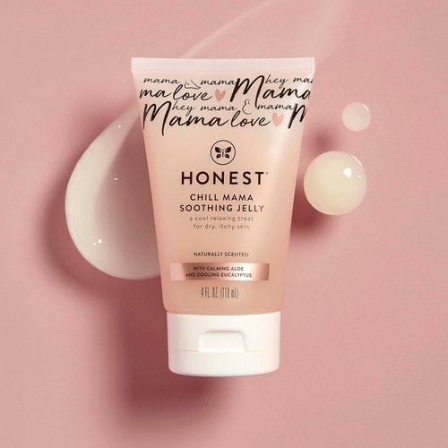 Honest Company Mama Chill Soothing Jelly - Cooling Formula for Itchy Dry Belly, Aloe & Eucalyptus, 4 fl oz