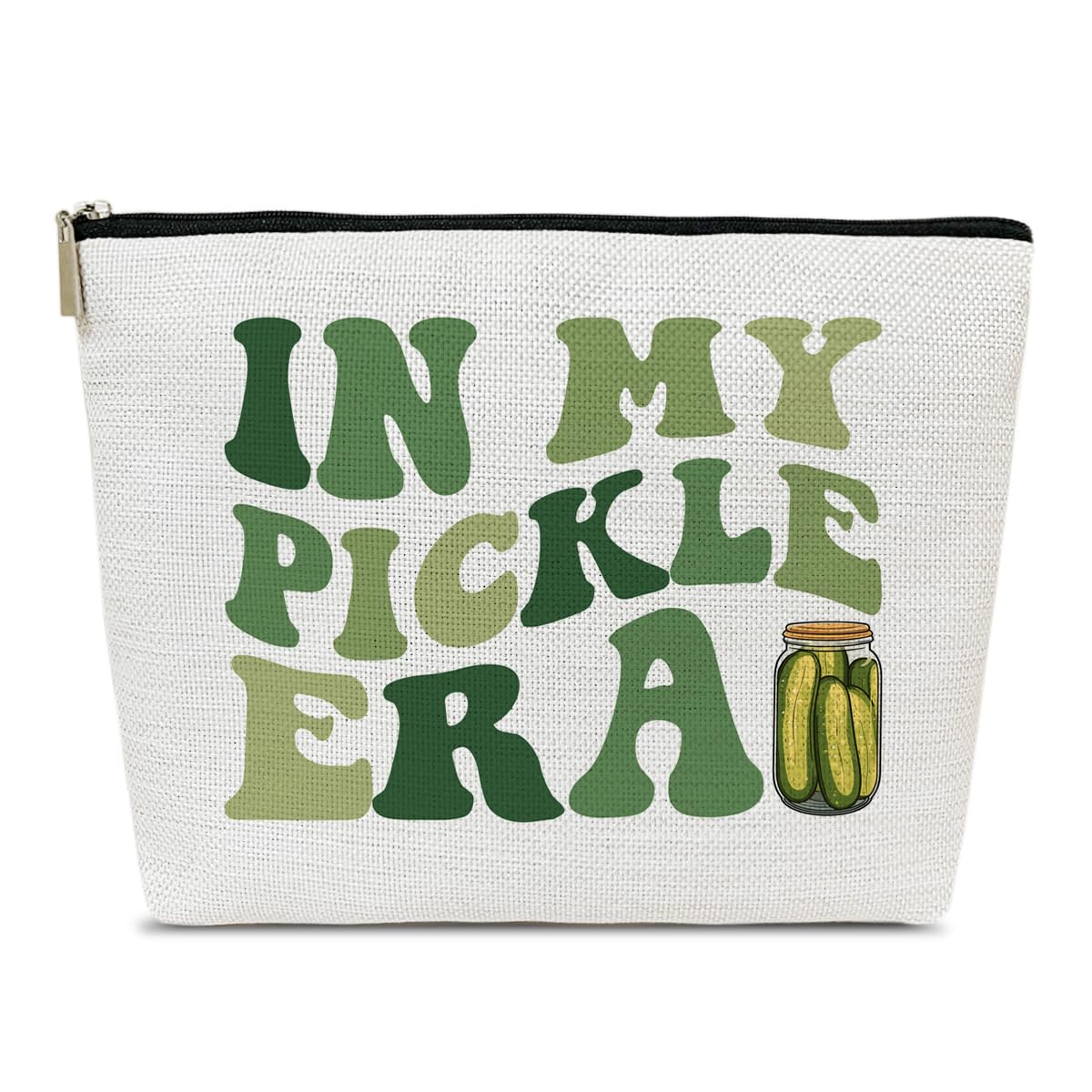 Ythuil Funny Pickle Gifts for Pickle Lovers, Cool Gifts for Best Friends, Makeup Travel Toiletry Bag, Thank You Present for Women, Birthday Present for Sister, Teen, Bestie, Daughter, Niece, Bff