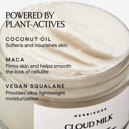 HERBIVORE The Coco Cozy Set | Coco Rose Coconut Oil Body Polish & Cloud Milk Coconut + Maca Firming Body Cream, Plant Based, Vegan