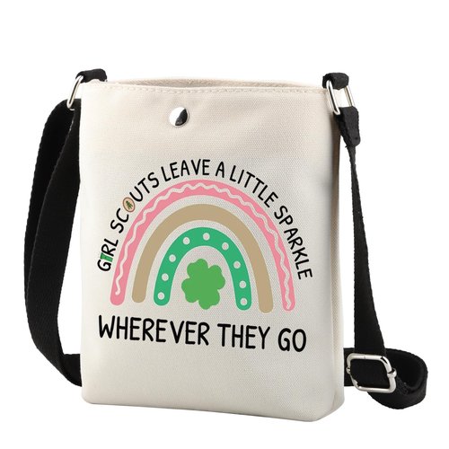 Scout Gift Scout Leader Gift Scouts Leave A Little Sparkle Wherever They Go Gift Zipper Pouch Makeup Bag (THEY GO CR)