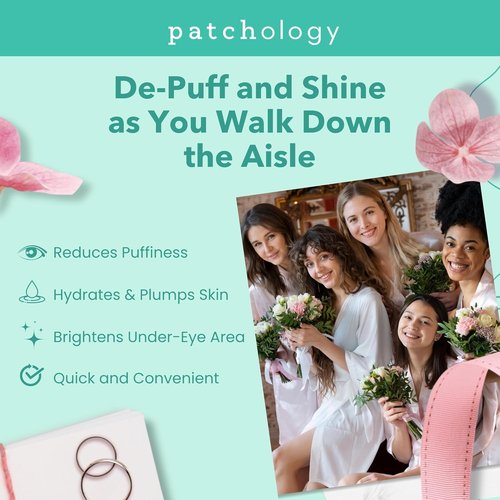 Patchology Under Eye Gel Patches - Soothing Natural Eye Masks for Dark Circles & Puffiness | 5 Pairs