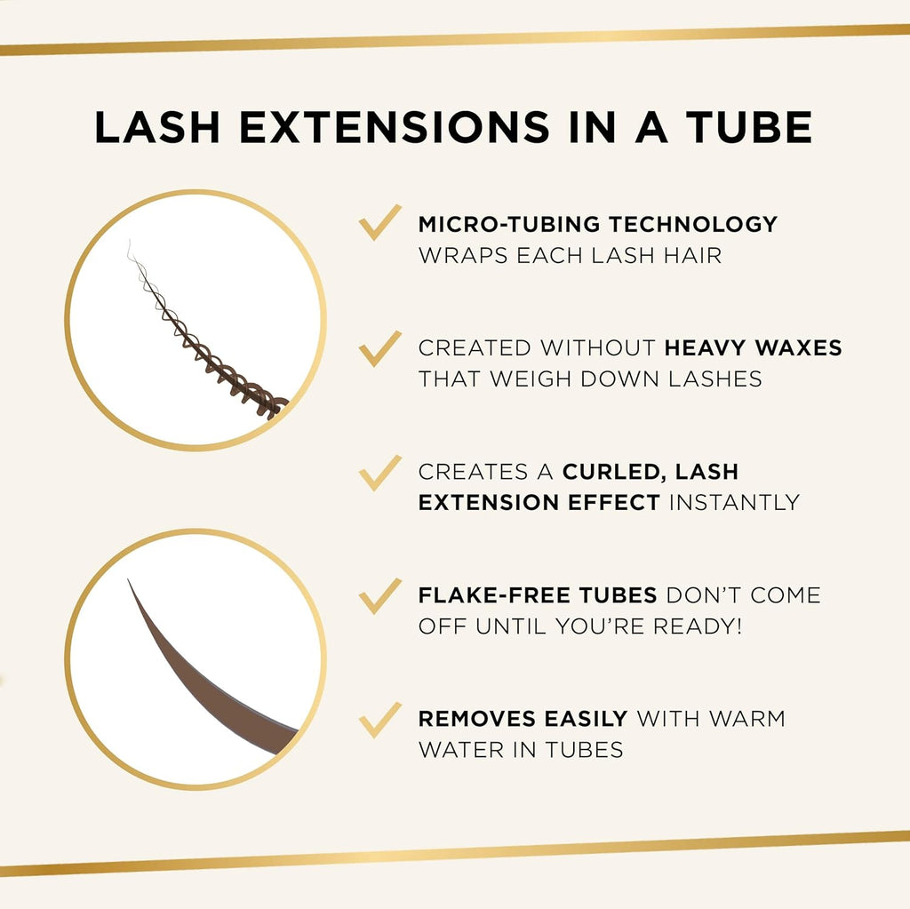 Tarte Tartelette XL Tubing Mascara - Lash Extensions in a Tube with Peptide, Smudge-Proof & Vegan