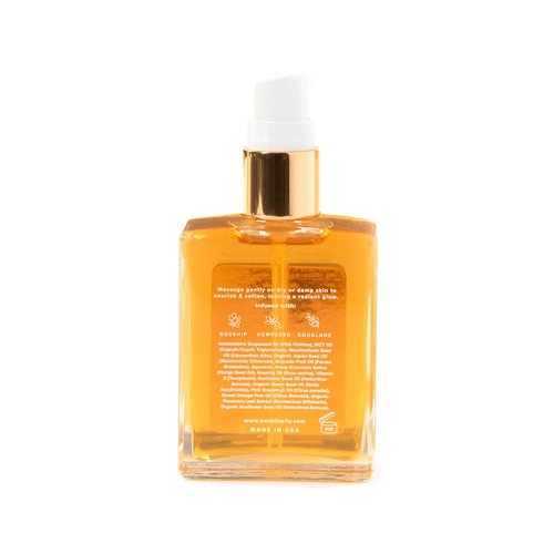 Bonblissity Nourishing Body Oil - Citrus Scented, Non-Greasy Hydrating Moisturizer | 2oz Travel Size for Dry Skin