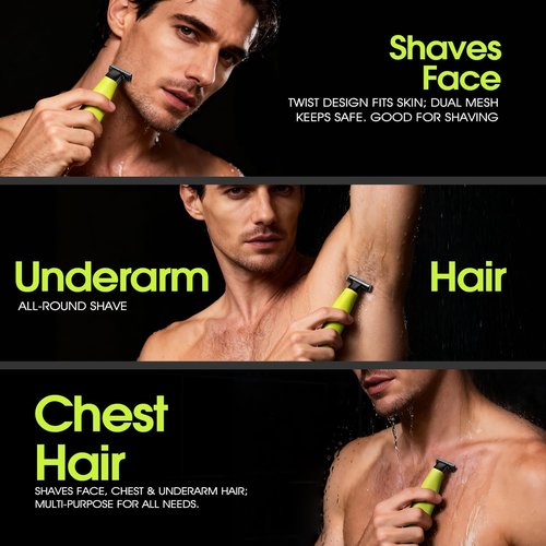 DSP Electric Beard Trimmer - Versatile Face & Body Hair Shaver for Men | Low Noise, Waterproof Design
