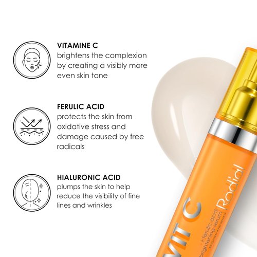 Rodial Vitamin C Brightening Serum - Advanced Skincare with Niacinamide & Hyaluronic Acid | 1 fl oz for Even Tone & Radiant Skin