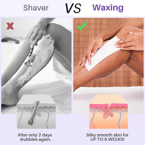 BLITZWAX Wax Kits with 120pcs Wooden Sticks for Hard Wax Hair Removal, Eyebrow Large and Small Applicators for Face, Body, and Lip, with 30 Wax Papers and Oils, Ideal for Women’s At-Home Waxing