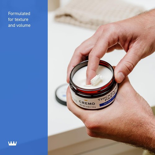 Cremo Hair Thickening Paste for Men - Premium Barber-Grade Styling Paste, High Hold, 4 Oz