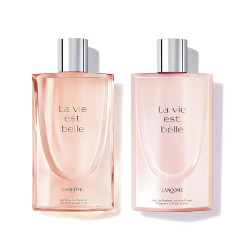 Lancôme La Vie Est Belle Body Wash & Lotion Duo - Floral Sweet Scent with Iris, Patchouli & Vanilla