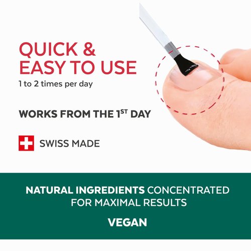 PODERM – 2 in 1 TOENAIL INTEGRAL RELIEVER – Soften Nail – Toe and Fingernail Pain Reliever – Emollient properties - 100% Natural Ingredients and Vegan – Quick & Easy – Swiss Made