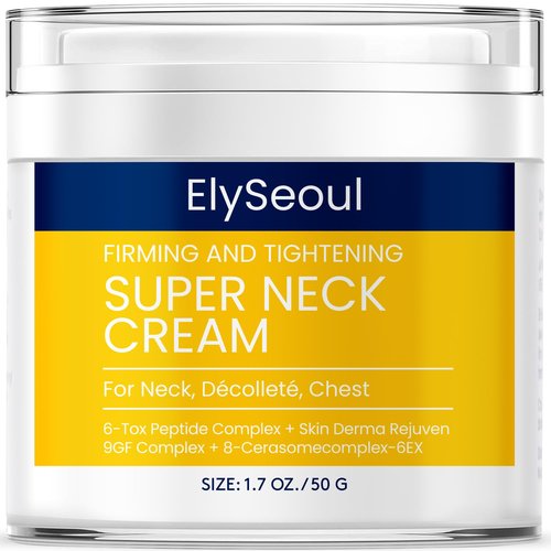 ElySeoul Neck Cream - Firming & Tightening Anti-Aging Treatment for Crepey Skin | 50ml