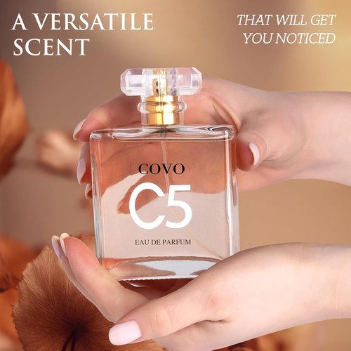 **Urban Collection Covo C5 Eau De Parfum for Women - 3.3 fl oz Floral Jasmine & May Rose Scent - Cruelty-Free Gift**