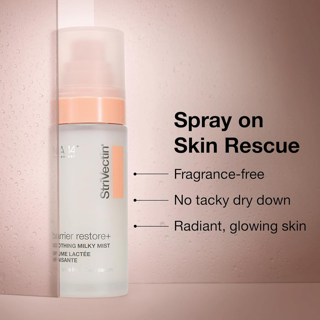 StriVectin Soothing Milky Face Mist - Hydrating Formula with Ceramides & Hyaluronic Acid