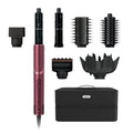 Shark FlexStyle Hair Dryer Brush & Multi-Styler - Powerful Auto-Wrap Curlers & Attachments | Black Cherry