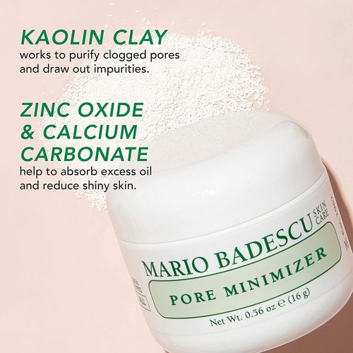 Mario Badescu Silver Powder - Pore Minimizer Facial Mask with Kaolin Clay & Zinc Oxide for Clear Skin