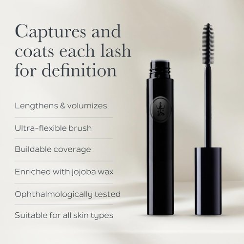Sothys Essential Mascara - Black | Lengthening Lash Definition | Volumizing Formula with Jojoba Wax