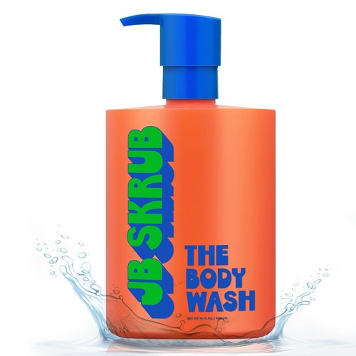 JB SKRUB Boys Body Wash - pH-Balanced Citrus Foaming Wash for Kids & Teens | 14 oz, Gentle & Odor-Fighting