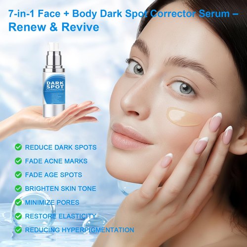 Dark Spot Remover for Face, Dark Spot Corrector, Dark Spot Serum for Sun Spots, Age Spots, Brown Spots,Acne Scars,Melasma Brown Spot -Advanced Formula with Niacinamide Vitamin C 1 Fl Oz (Pack of 1)