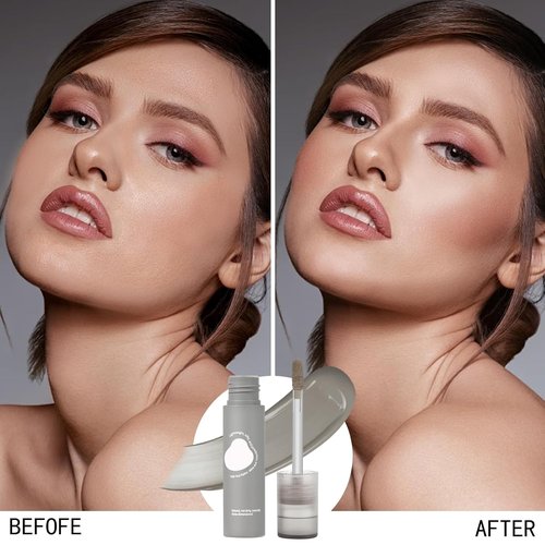 Skiennix Liquid Contour Stick - Cold Matte Grey Bronzer for Blendable, Long-Lasting Face Shaping | Travel Size